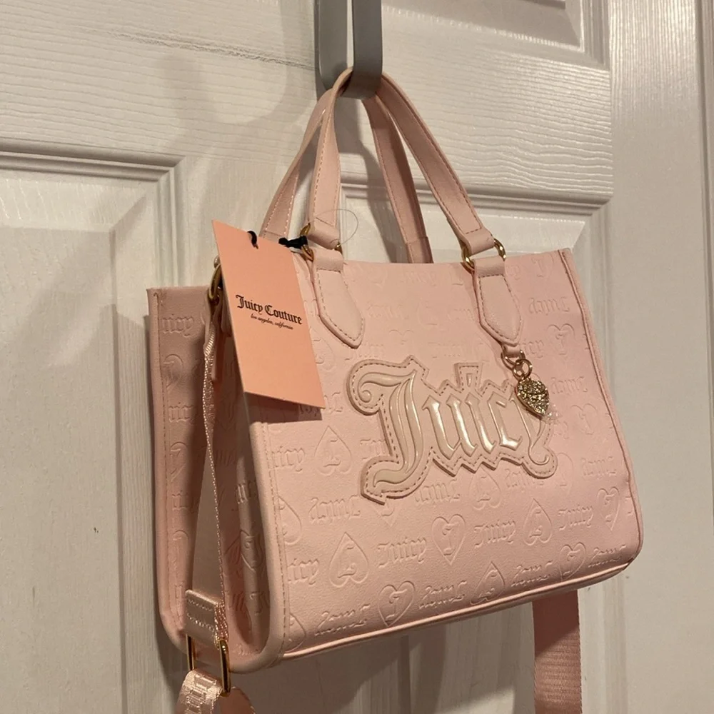 BNWT JUICY COUTURE Upgrade U Mini Tote in Blush